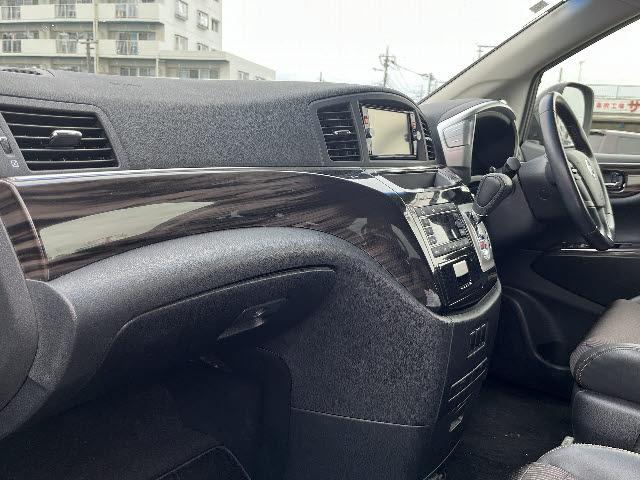 エルグランド 250ハイウェイスター 純正SDナビ フルセグTV バックカメラ パワースライドドア キーフリー プッシュスタート LEDヘッドライト ETC クルーズコントロール Bluetooth DVD再生(14枚目)