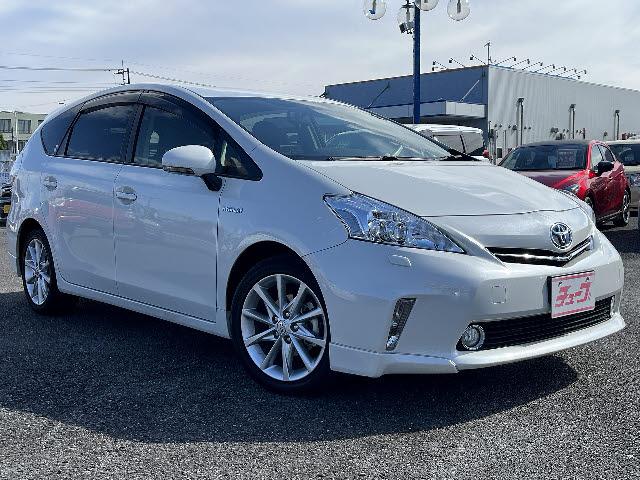 プリウスアルファ Ｇツーリングセレクション　純正ナビＮＳＺＮ－Ｗ６４Ｔ　フルセグＴＶ　バックカメラ　ＥＴＣ　キーフリー　プッシュスタート　ＬＥＤヘッドライト　クルーズコントロール　オートエアコン　５人乗り（2枚目）