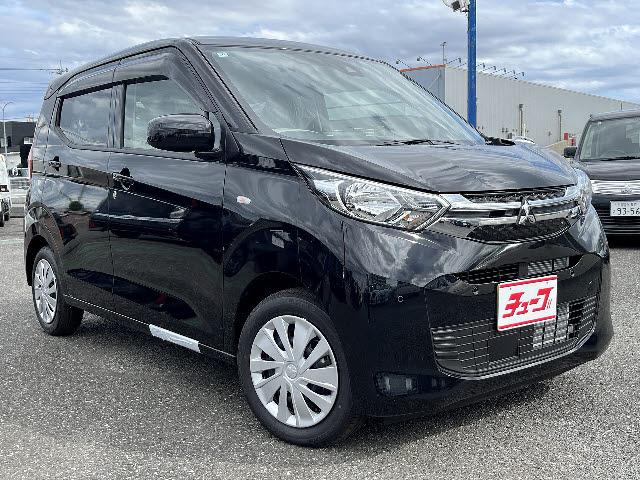 ｅＫワゴン Ｍ　登録済未使用車　キーレスエントリー　Ｅアシスト　バックカメラ　前席シートヒーター　純正ドアバイザー　純正フロアマット　電動格納ドアミラー　ＡＢＳ　ダブルエアバッグ（2枚目）