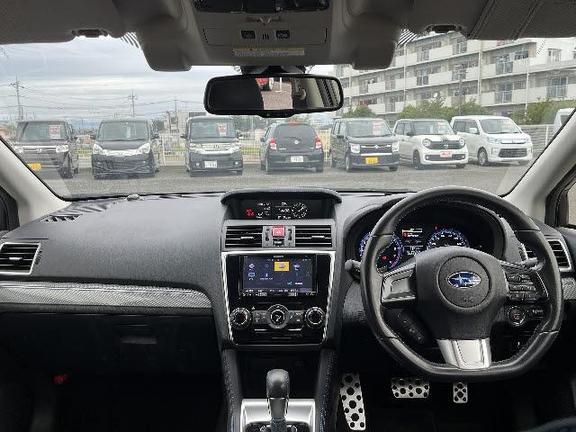 レヴォーグ １．６ＧＴ－Ｓアイサイト　カロッツェリアＡＶＩＣ－ＲＺ９９ナビ　プッシュスタート　キーフリー　ＳＩドライブ　アイドリングストップ　４ＷＤ　ターボ　アイサイト　レーダークルーズコントロール　パドルシフト　アプライドモデルＢ（3枚目）