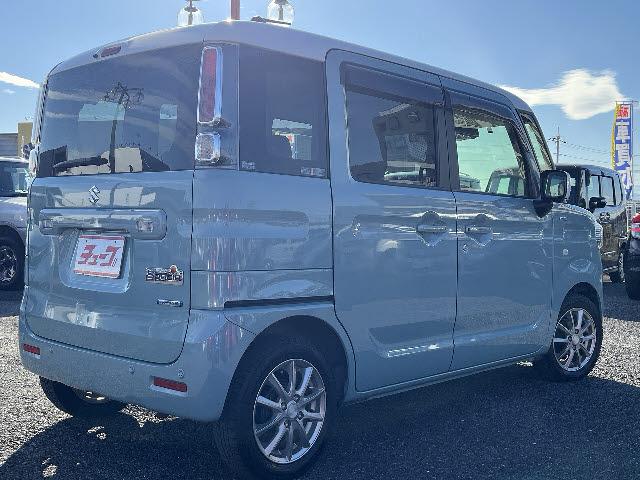 スペーシア ハイブリッドＸ　純正９インチナビ　全方位カメラ　ＣＤ／ＤＶＤ再生可　フルセグＴＶ　両側パワースライドドア　Ｄ席シートヒーター　Ｄ席後部テーブル　デュアルカメラブレーキサポート　サーキュレーター　後席サンシェード（5枚目）