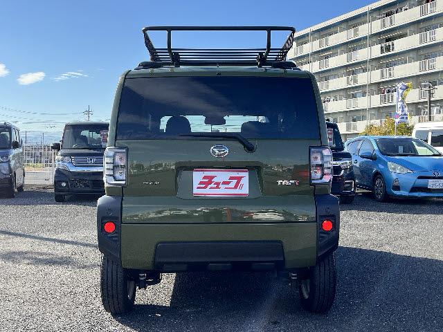 タフト Ｇ　ダムドＬＩＴＴＬＥ－Ｄフェイスチェンジキット（１７３，８００円＋塗装７１，５００円）ＡＯＬサイドデカール（３０，８００円）トリップバスケットルーフラックフルサイズ（６４，９００円＋ベースキャリア）（24枚目）