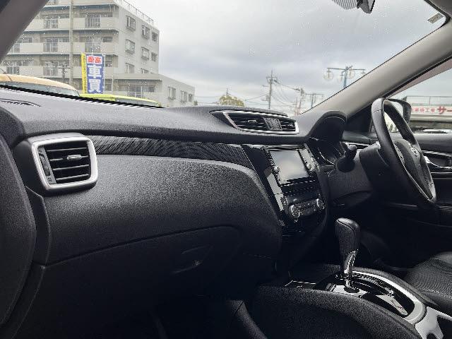 エクストレイル 20X エマージェンシーブレーキパッケージ 純正SDナビ Bluetooth フルセグTV バックカメラ ビルトインETC 前席シートヒーター エマージェンシーブレーキ インテリジェントキー プッシュスタート(14枚目)