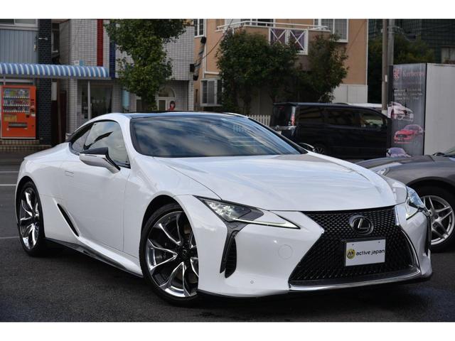 ＬＣ ＬＣ５００　Ｌパッケージ　ＴＲＤフルエアロ仕様車　純正オプション２１ＡＷ　ガラスルーフ　レクサスセーフティＰＫＧ　ヘッドアップディスプレイ　メーパーＯＰフルセグＢｌｕｅｔｏｏｔｈナビ　レッドレザーシート　取説記録簿スペアキー（3枚目）