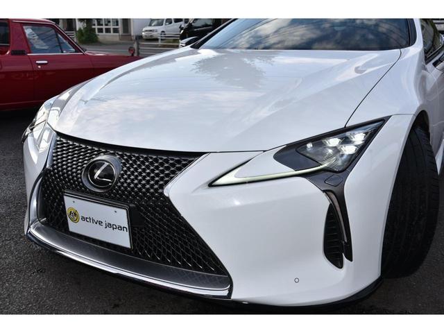 ＬＣ ＬＣ５００　Ｌパッケージ　ＴＲＤフルエアロ仕様車　純正オプション２１ＡＷ　ガラスルーフ　レクサスセーフティＰＫＧ　ヘッドアップディスプレイ　メーパーＯＰフルセグＢｌｕｅｔｏｏｔｈナビ　レッドレザーシート　取説記録簿スペアキー（6枚目）