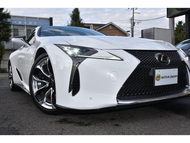 ＬＣ ＬＣ５００　Ｌパッケージ　ＴＲＤフルエアロ仕様車　純正オプション２１ＡＷ　ガラスルーフ　レクサスセーフティＰＫＧ　ヘッドアップディスプレイ　メーパーＯＰフルセグＢｌｕｅｔｏｏｔｈナビ　レッドレザーシート　取説記録簿スペアキー（9枚目）