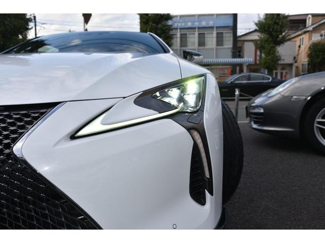 ＬＣ ＬＣ５００　Ｌパッケージ　ＴＲＤフルエアロ仕様車　純正オプション２１ＡＷ　ガラスルーフ　レクサスセーフティＰＫＧ　ヘッドアップディスプレイ　メーパーＯＰフルセグＢｌｕｅｔｏｏｔｈナビ　レッドレザーシート　取説記録簿スペアキー（13枚目）