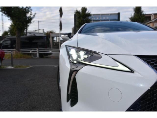 ＬＣ ＬＣ５００　Ｌパッケージ　ＴＲＤフルエアロ仕様車　純正オプション２１ＡＷ　ガラスルーフ　レクサスセーフティＰＫＧ　ヘッドアップディスプレイ　メーパーＯＰフルセグＢｌｕｅｔｏｏｔｈナビ　レッドレザーシート　取説記録簿スペアキー（14枚目）