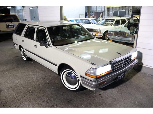 グロリアワゴン SGL サーフスタイル 新品VENPLAホイールキャップ 新品ホワイトリボンタイヤ LEDヘッドライト サンドベージュNewペイント タイミングベルト交換済み(31枚目)