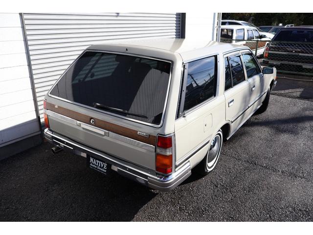 グロリアワゴン SGL サーフスタイル 新品VENPLAホイールキャップ 新品ホワイトリボンタイヤ LEDヘッドライト サンドベージュNewペイント タイミングベルト交換済み(50枚目)