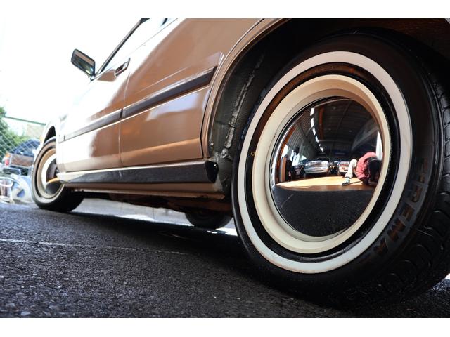 グロリアワゴン SGL サーフスタイル 新品VENPLAホイールキャップ 新品ホワイトリボンタイヤ LEDヘッドライト サンドベージュNewペイント タイミングベルト交換済み(54枚目)