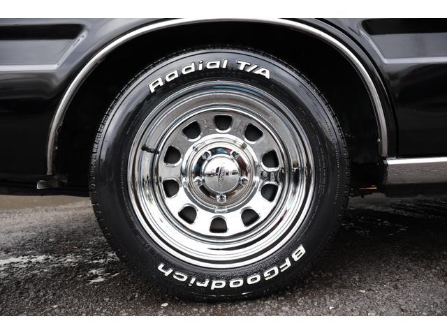 セドリックワゴン SGL サーフスタイル アイアンバンパー LEDヘッドライト 新品クリアバンパーマーカー 新品デイトナクローム 新品BFグッドリッジホワイトレター タイミングベルト交換済み(7枚目)