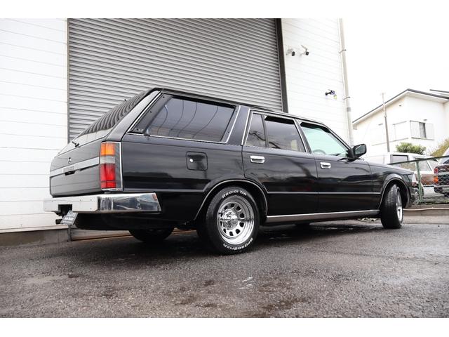 セドリックワゴン SGL サーフスタイル アイアンバンパー LEDヘッドライト 新品クリアバンパーマーカー 新品デイトナクローム 新品BFグッドリッジホワイトレター タイミングベルト交換済み(22枚目)