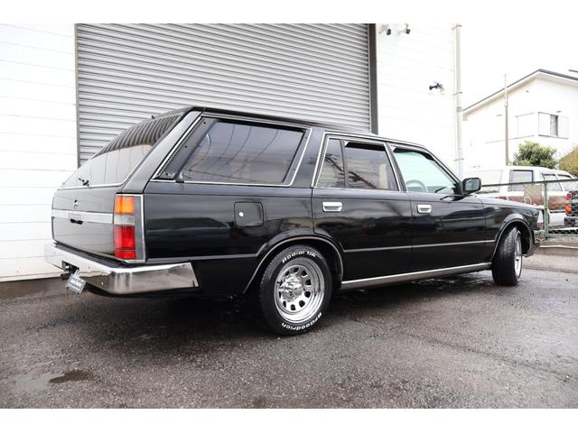 セドリックワゴン SGL サーフスタイル アイアンバンパー LEDヘッドライト 新品クリアバンパーマーカー 新品デイトナクローム 新品BFグッドリッジホワイトレター タイミングベルト交換済み(24枚目)