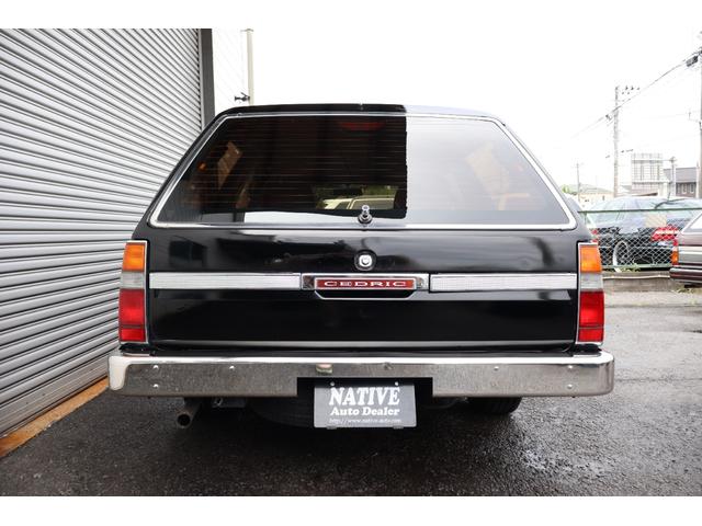 セドリックワゴン SGL サーフスタイル アイアンバンパー LEDヘッドライト 新品クリアバンパーマーカー 新品デイトナクローム 新品BFグッドリッジホワイトレター タイミングベルト交換済み(26枚目)