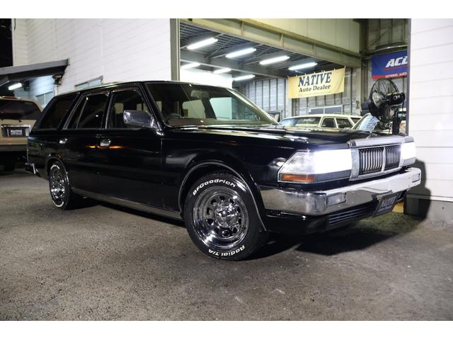 セドリックワゴン SGL サーフスタイル アイアンバンパー LEDヘッドライト 新品クリアバンパーマーカー 新品デイトナクローム 新品BFグッドリッジホワイトレター タイミングベルト交換済み(30枚目)