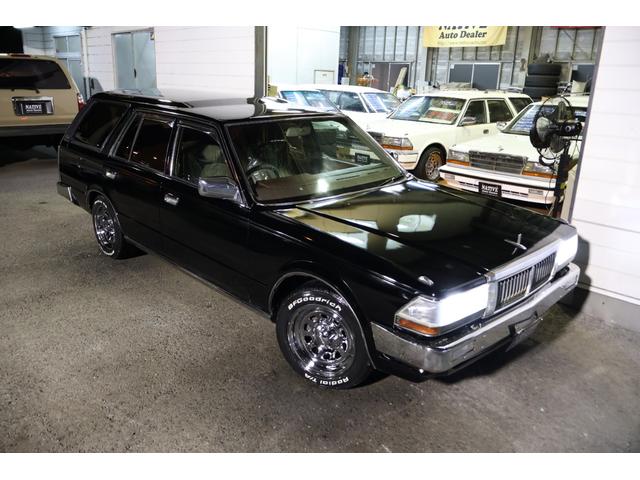 セドリックワゴン SGL サーフスタイル アイアンバンパー LEDヘッドライト 新品クリアバンパーマーカー 新品デイトナクローム 新品BFグッドリッジホワイトレター タイミングベルト交換済み(32枚目)