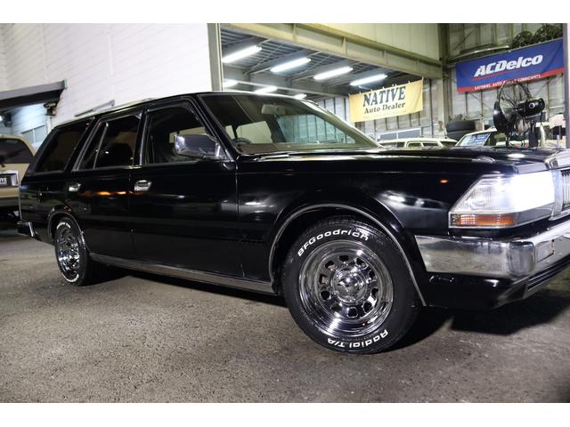 セドリックワゴン SGL サーフスタイル アイアンバンパー LEDヘッドライト 新品クリアバンパーマーカー 新品デイトナクローム 新品BFグッドリッジホワイトレター タイミングベルト交換済み(37枚目)