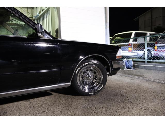 セドリックワゴン SGL サーフスタイル アイアンバンパー LEDヘッドライト 新品クリアバンパーマーカー 新品デイトナクローム 新品BFグッドリッジホワイトレター タイミングベルト交換済み(38枚目)