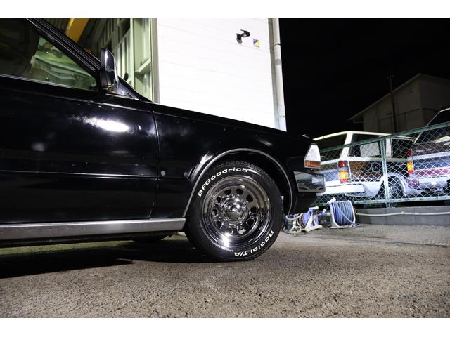 セドリックワゴン SGL サーフスタイル アイアンバンパー LEDヘッドライト 新品クリアバンパーマーカー 新品デイトナクローム 新品BFグッドリッジホワイトレター タイミングベルト交換済み(39枚目)