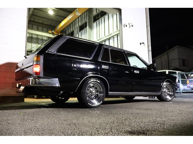 セドリックワゴン SGL サーフスタイル アイアンバンパー LEDヘッドライト 新品クリアバンパーマーカー 新品デイトナクローム 新品BFグッドリッジホワイトレター タイミングベルト交換済み(40枚目)