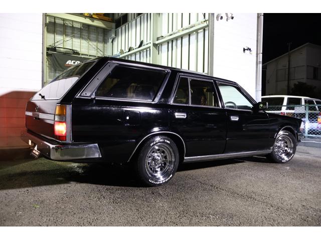 セドリックワゴン SGL サーフスタイル アイアンバンパー LEDヘッドライト 新品クリアバンパーマーカー 新品デイトナクローム 新品BFグッドリッジホワイトレター タイミングベルト交換済み(41枚目)