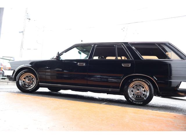 セドリックワゴン SGL サーフスタイル アイアンバンパー LEDヘッドライト 新品クリアバンパーマーカー 新品デイトナクローム 新品BFグッドリッジホワイトレター タイミングベルト交換済み(48枚目)