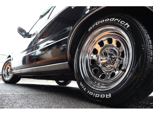 セドリックワゴン SGL サーフスタイル アイアンバンパー LEDヘッドライト 新品クリアバンパーマーカー 新品デイトナクローム 新品BFグッドリッジホワイトレター タイミングベルト交換済み(53枚目)