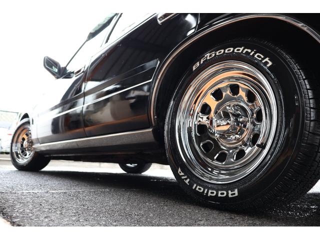 セドリックワゴン SGL サーフスタイル アイアンバンパー LEDヘッドライト 新品クリアバンパーマーカー 新品デイトナクローム 新品BFグッドリッジホワイトレター タイミングベルト交換済み(54枚目)