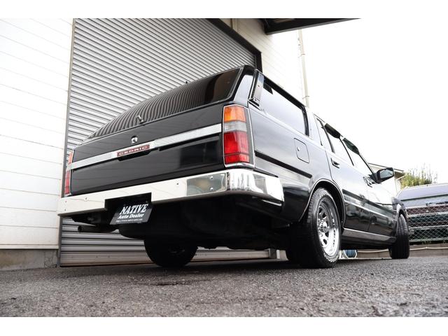 セドリックワゴン SGL サーフスタイル アイアンバンパー LEDヘッドライト 新品クリアバンパーマーカー 新品デイトナクローム 新品BFグッドリッジホワイトレター タイミングベルト交換済み(60枚目)