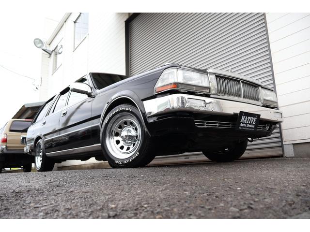 セドリックワゴン SGL サーフスタイル アイアンバンパー LEDヘッドライト 新品クリアバンパーマーカー 新品デイトナクローム 新品BFグッドリッジホワイトレター タイミングベルト交換済み(66枚目)