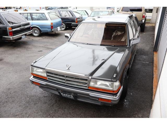 グロリアワゴン ＳＧＬ　サーフスタイル　新品ＮｅｏＭｏｏｎ１４ｉｎ　新品ホワイトリボンタイヤ　ＬＥＤヘッドライト　ウッドステアリング　ローダウン　タイミングベルト交換済み（64枚目）