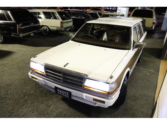 セドリックワゴン ＳＧＬ　サーフスタイル　ウッドデカール　新品デイトナブラック　新品ホワイトタイヤ　ＬＥＤヘッドライト　ＥＴＣ　タイミングベルト交換済み（36枚目）