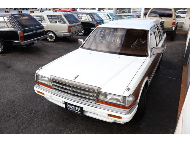 セドリックワゴン ＳＧＬ　サーフスタイル　ウッドデカール　新品デイトナブラック　新品ホワイトタイヤ　ＬＥＤヘッドライト　ＥＴＣ　タイミングベルト交換済み（64枚目）