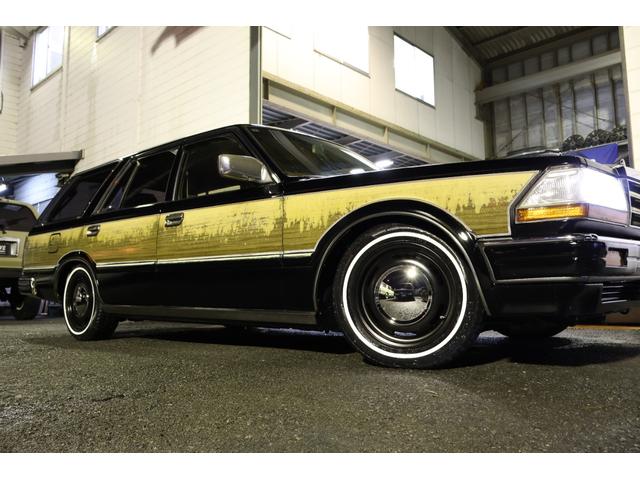 グロリアワゴン ＳＧＬリミテッド　サーフスタイル　ベンチシート　コラムオートマ　ウッドデカール　　新品ＮｅｏＭｏｏｎ　新品ホワイトリボンタイヤ　ＬＥＤヘッドライト　インダッシュＨＤＤナビ地デジ　ＥＴＣ　タイミングベルト交換済み（37枚目）