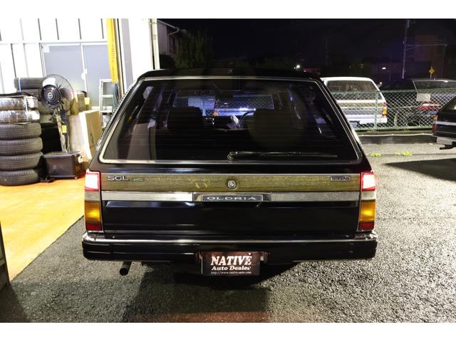 グロリアワゴン ＳＧＬリミテッド　サーフスタイル　ベンチシート　コラムオートマ　ウッドデカール　　新品ＮｅｏＭｏｏｎ　新品ホワイトリボンタイヤ　ＬＥＤヘッドライト　インダッシュＨＤＤナビ地デジ　ＥＴＣ　タイミングベルト交換済み（46枚目）