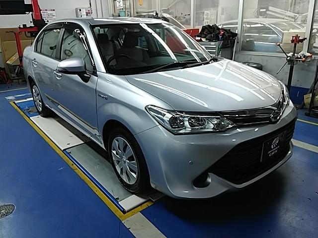 カローラアクシオ ハイブリッド キーレス ワンセグ ナビ&TV アイドリングストップ エアバッグ オートマ ディーラー車 フル装備 助手席エアバッグ 衝突被害軽減システム ETC バックカメラ(6枚目)