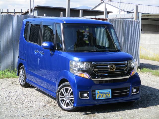 N-BOX+カスタム G・ターボLパッケージ 後期型 純正SDナビ Bluetoothオーディオ バックカメラ ETC 両側パワースライドア ディスチャージ 純正14インチアルミ スマートキー(2枚目)