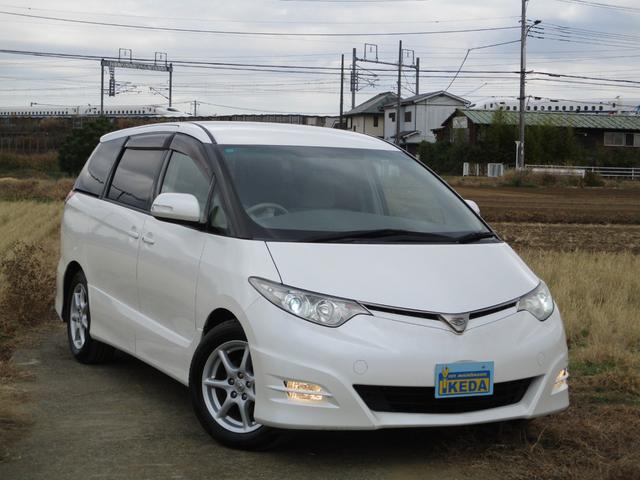 エスティマ ２．４アエラス　Ｇエディション　純正地デジＨＤＤナビ　ＤＶＤ再生　Ｂｌｕｅｔｏｏｔｈオーディオ　後席フリップダウンモニター　両側パワースライドア　ディスチャージ　スマートキー　寒冷地仕様（2枚目）