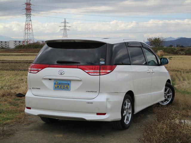 エスティマ ２．４アエラス　Ｇエディション　純正地デジＨＤＤナビ　ＤＶＤ再生　Ｂｌｕｅｔｏｏｔｈオーディオ　後席フリップダウンモニター　両側パワースライドア　ディスチャージ　スマートキー　寒冷地仕様（3枚目）