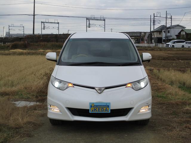 エスティマ ２．４アエラス　Ｇエディション　純正地デジＨＤＤナビ　ＤＶＤ再生　Ｂｌｕｅｔｏｏｔｈオーディオ　後席フリップダウンモニター　両側パワースライドア　ディスチャージ　スマートキー　寒冷地仕様（7枚目）