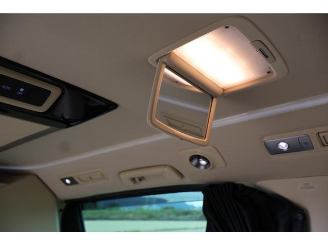 アルファード 3.5ロイヤルラウンジSP フルパーテーション 24インチ後席ディスプレイ JBLプレミアムサウンド リラクゼーションシステム エクストラキャビネット 冷蔵庫 置くだけ充電 調光ウインドゥ モデリスタフルエアロ(19枚目)