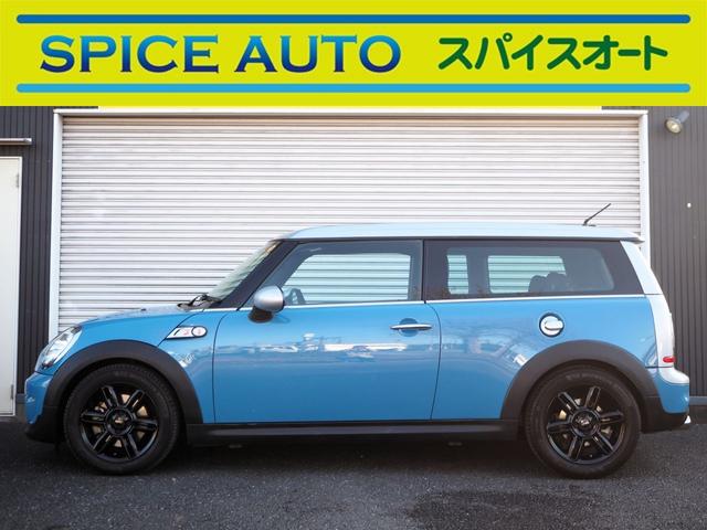 MINI クーパーS クラブマン 希少色カイトブルー 走行29800km ウルトラスエードステアリング パドルシフト KENWOODナビ アームレスト 後期モデル HID 純正16インチAW ターボ ETC 取説 記録簿 スぺアキー(2枚目)