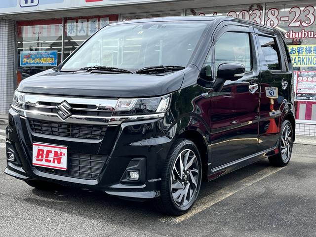 ワゴンＲカスタムＺ ハイブリッドＺＴ　デュアルカメラブレーキサポート　全方位カメラ付きディスプレーオーディオ＋スズキコネクト　インタークーラーターボ　パドルシフト　ドライブレコーダー　ヘッドアップディスプレイ　クルーズコントロール（3枚目）