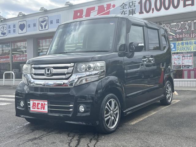 N-BOXカスタム G・Lパッケージ 8インチナビゲーション フルセグTV バックカメラ Bluetooth対応 両側パワースライドドア ETC ステアリングスイッチ オートドアミラー HIDオートヘッドライト プッシュスタート(3枚目)