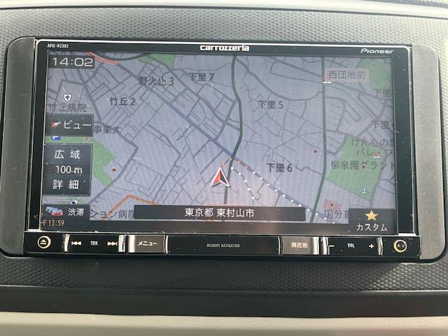 ミライース Ｘ　ＳＡＩＩＩ　衝突軽減　ナビ　ワンセグ　Ｉストップ　ＬＥＤヘッドライト　キーレス　禁煙車　ＡＢＳ　電格ミラー　ＣＤ　ＤＶＤ再生　運転席エアバッグ　助手席エアバッグ　エアコン　パワーウィンドウ　パワーステアリング（4枚目）