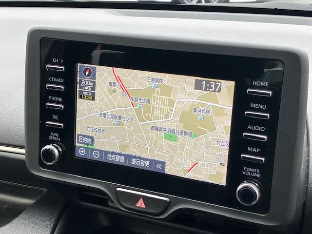 ヤリス ハイブリッドX 衝突軽減 レーンキープ アダプティブクルーズ ナビ Bluetoothオーディオ ETC Iストップ キーレス 禁煙車 ABS オートハイビーム 電格ミラー 運転席エアバッグ 助手席エアバッグ(5枚目)