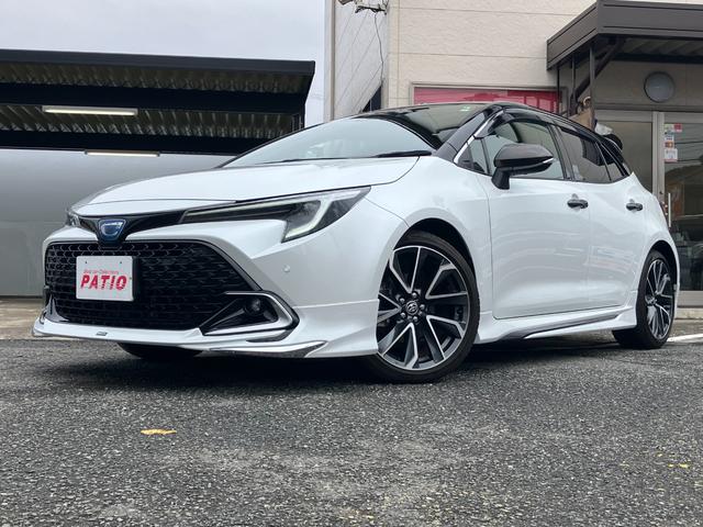 カローラスポーツ ハイブリッドＧ　Ｚ　１オーナー　ナビ　Ｂｌｕｅｔｏｏｔｈ　バックカメラ　スマートキー　衝突軽減ブレーキ　車線逸脱防止　クルコン　ＭＯＤＥＬＬＩＳＴＡエアロ　ＴＯＭ’Ｓリアスポイラー（2枚目）