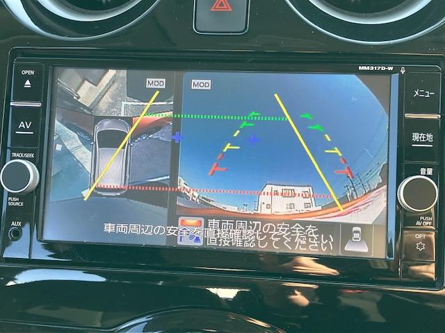 ノート e-パワー X 衝突軽減 レーンキープ 障害物センサー ナビ 全周囲カメラ Bカメラ ETC Iストップ スマキー 禁煙車 横滑り防止 ABS 電格ミラー CD DVD再生 運転席エアバッグ 助手席エアバッグ(5枚目)