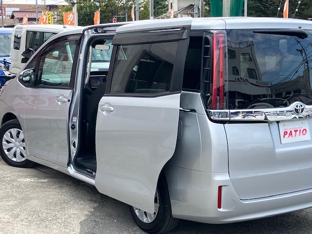 ノア X 衝突軽減 レーンキープ オートクルーズ 片側電動 ナビ フルセグ Bカメラ Bluetoothオーディオ ETC2.0 Iストップ LEDヘッドライト キーレス 禁煙車 3列 フルフラット ABS(48枚目)